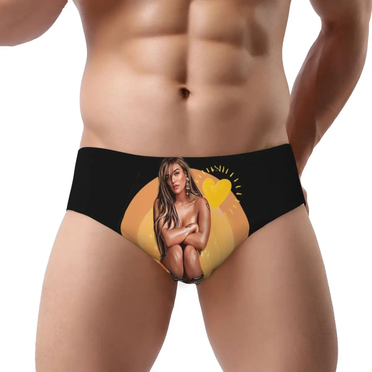 

Custom Men Colombian Music Singer Karol G Tropicoqueta Men Panties Stretch Briefs Underwear