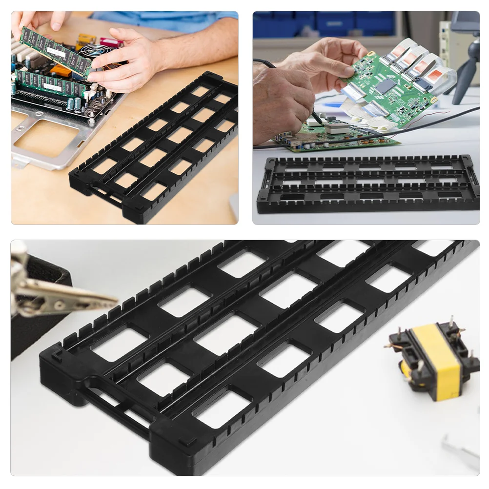 3 Stuks Pcb Rack Antistatische Bar Beugel Houder Voor Printplaat Opslag Display Stand Rekken Boards Pcb Houder voor Solderen