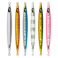 CASTFUN Glow In The Dark Saltwater Vertical Jig 100g 150g 200g 250g 300g Speed Jigs Hard Artificial Bait Jigging Lure