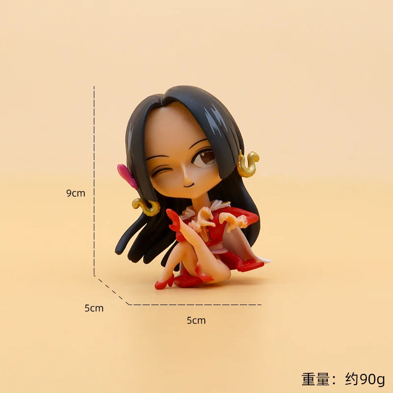 Toy Figurines Anime Q-Version Piece Solon Luffy Car Accessories Car Center Decorations Anime Characters Pvc Figurine Models