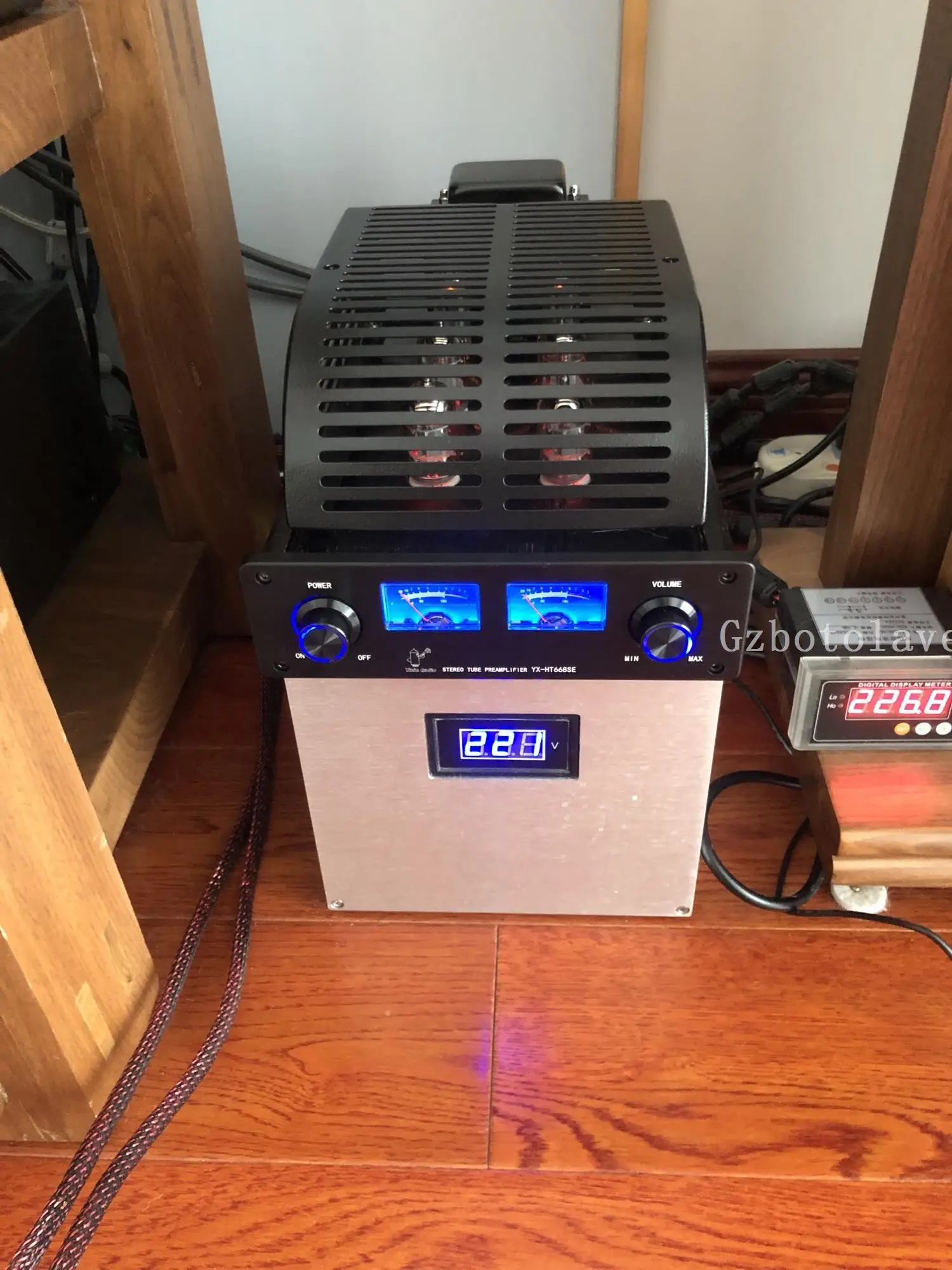 مُضخّم صوت من نوع VU مُضخّم صوت JJ ECC83S + JJ ECC82 + 6Z4 مضخم صوت إستيريو HiFi