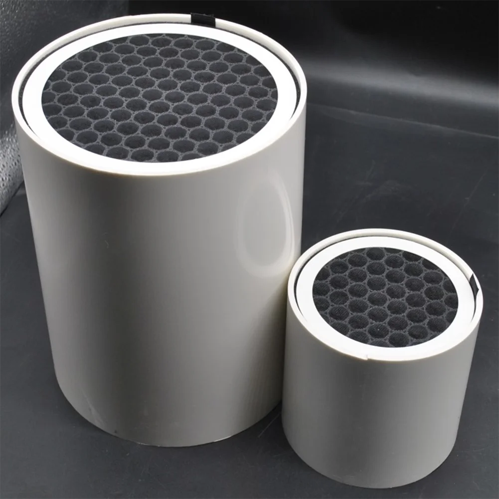 PVC Pipe Air Filter Remove Smoke Dust Filter Element Air Outlet Filter Screen 59/70/83/104/118mm Round Pipeline Duct Air Filter