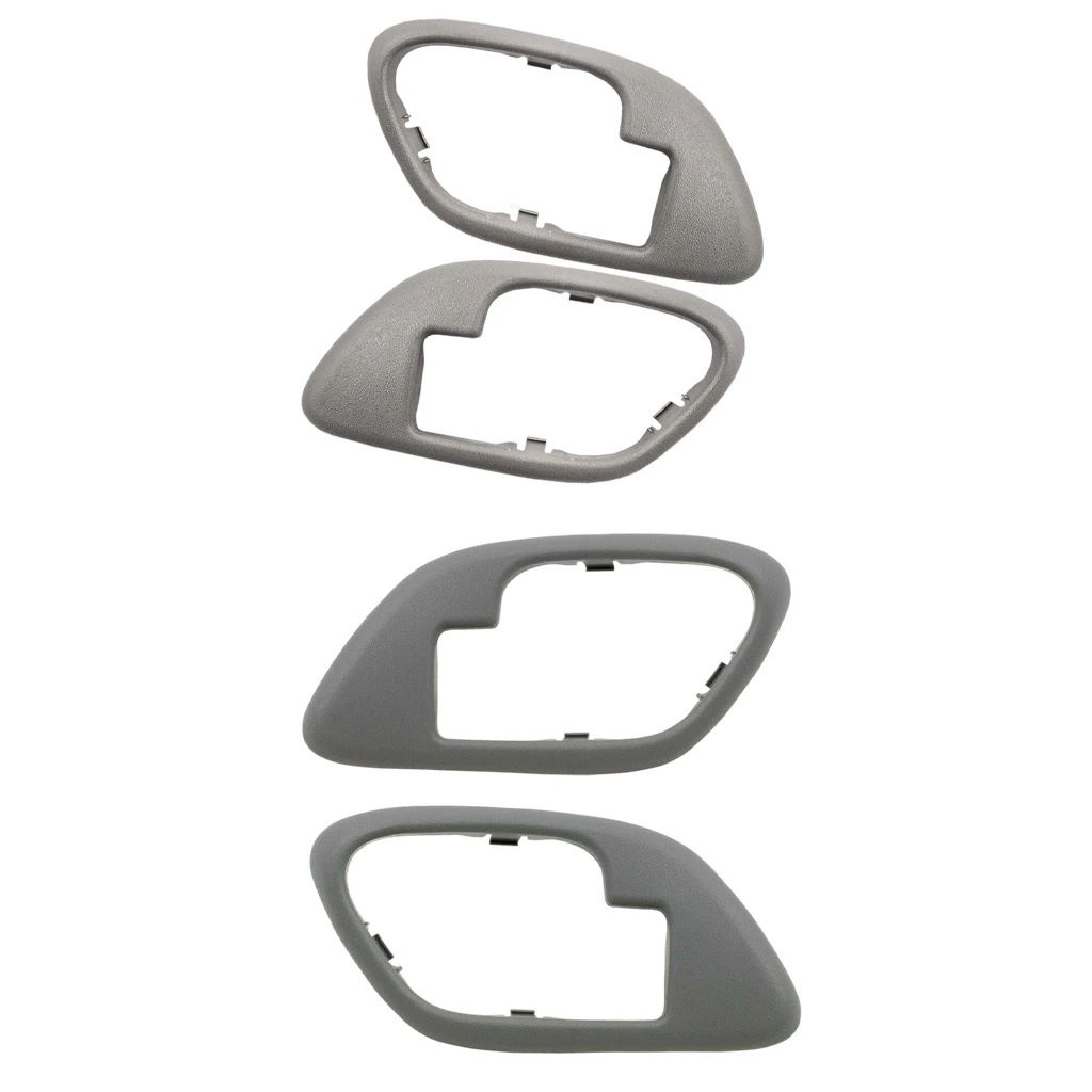 Interior Inside Inner Gray Door Handle Trim Bezels 15708080 for GMC C1500 C2500 C3500 K1500 K2500