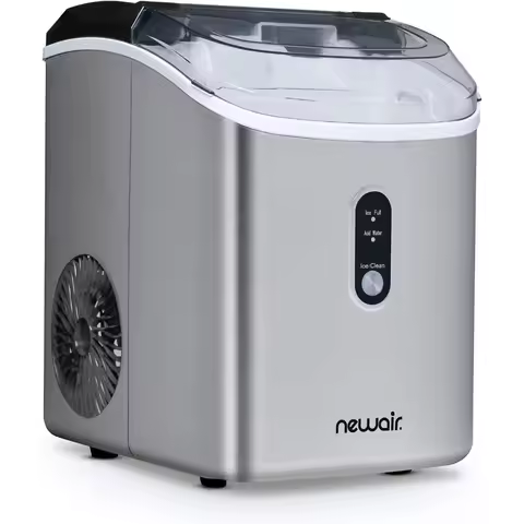 Nugget Countertop Ice Maker Machine | 26 lbs. | Sonic Ice Maker in Stainless Steel, Self-Cleaning Function,