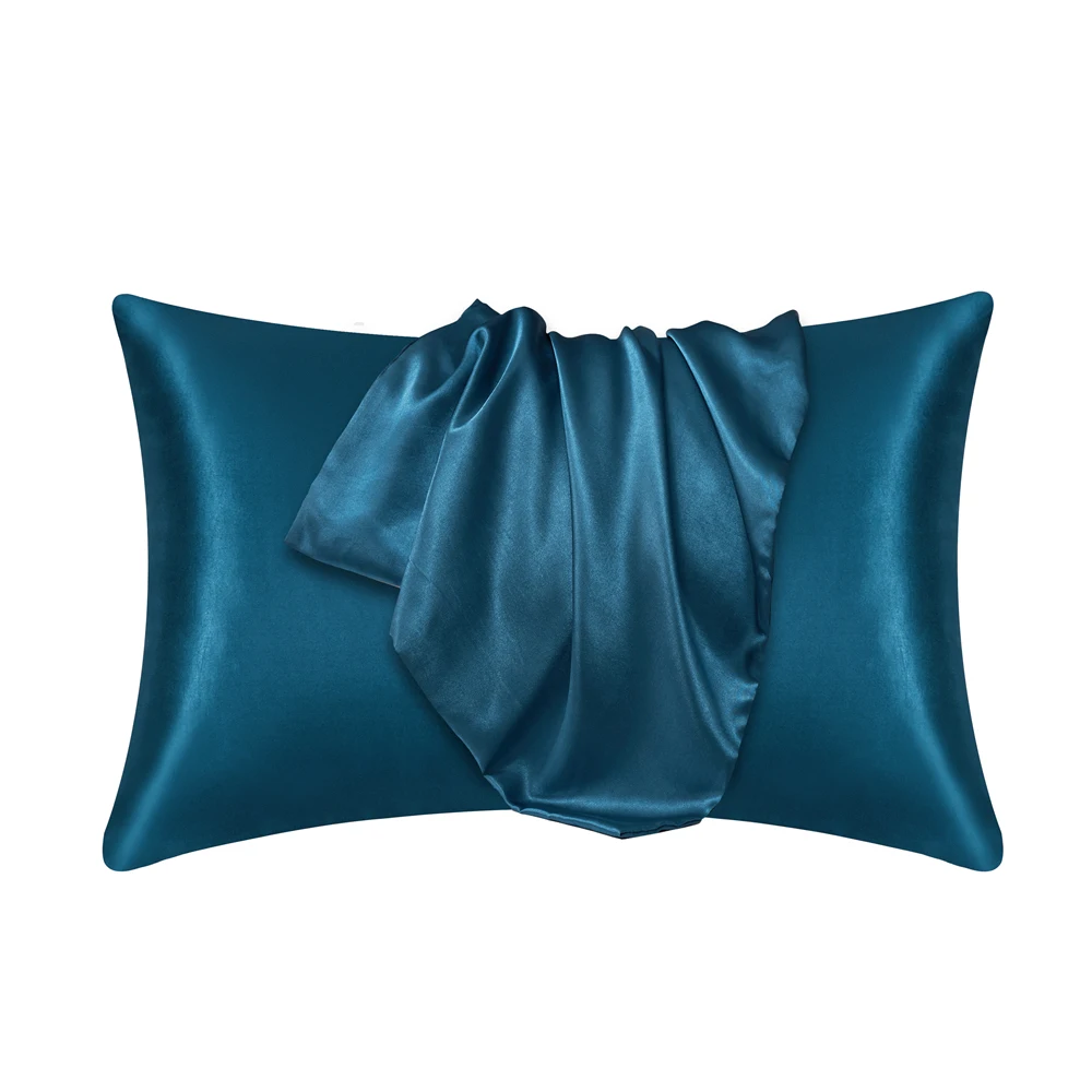 Nordic Seide Kissenbezug Weiß Schwarz Grau Khaki Blau Rosa Splitter Bett Kissenbezüge Luxus Fällen Hause Bettwäsche Dekor – Detail 9