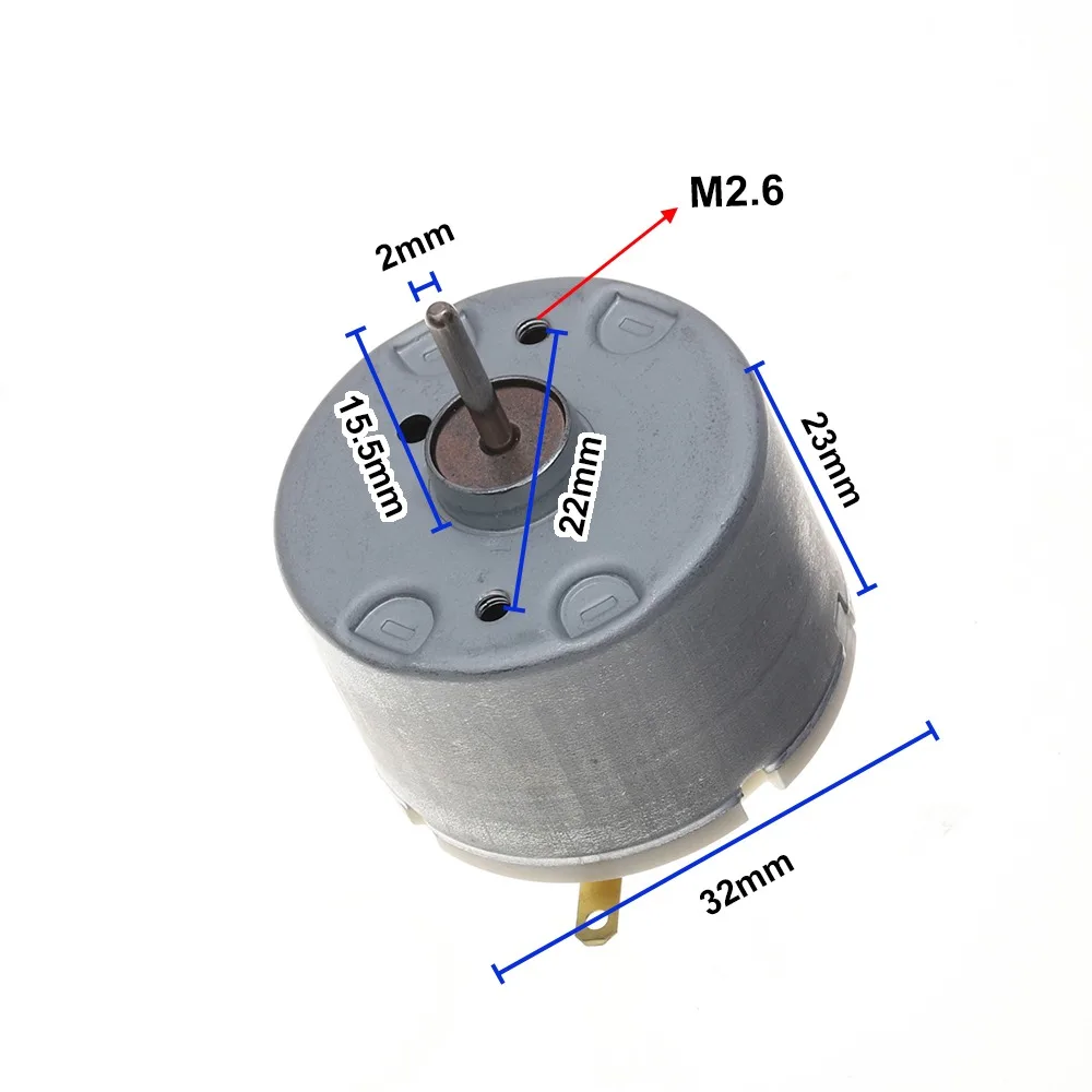 1 قطعة 520 تيار مستمر فرشاة الكربون موتور DC5V-12V 6000 دورة في الدقيقة-14300 دورة في الدقيقة جهاز آلي لتنظيف الأتربة موتور لعبة نموذج مروحة صغيرة لتقوم بها بنفسك المحرك #2