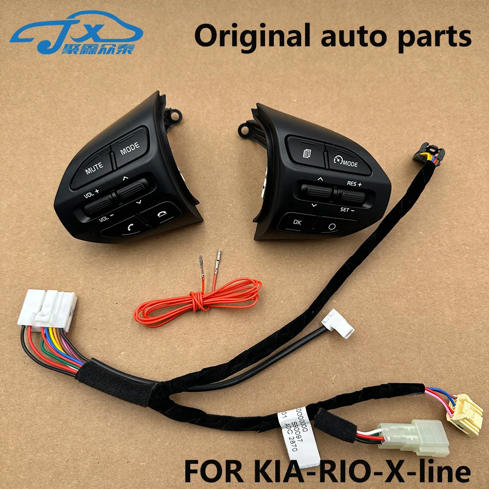 For Kia K2 RIO X-LINE 4 Original  parts Multifunction Steering Wheel Bluetooth Fixed Speed Cruise Control Button Audio Switch