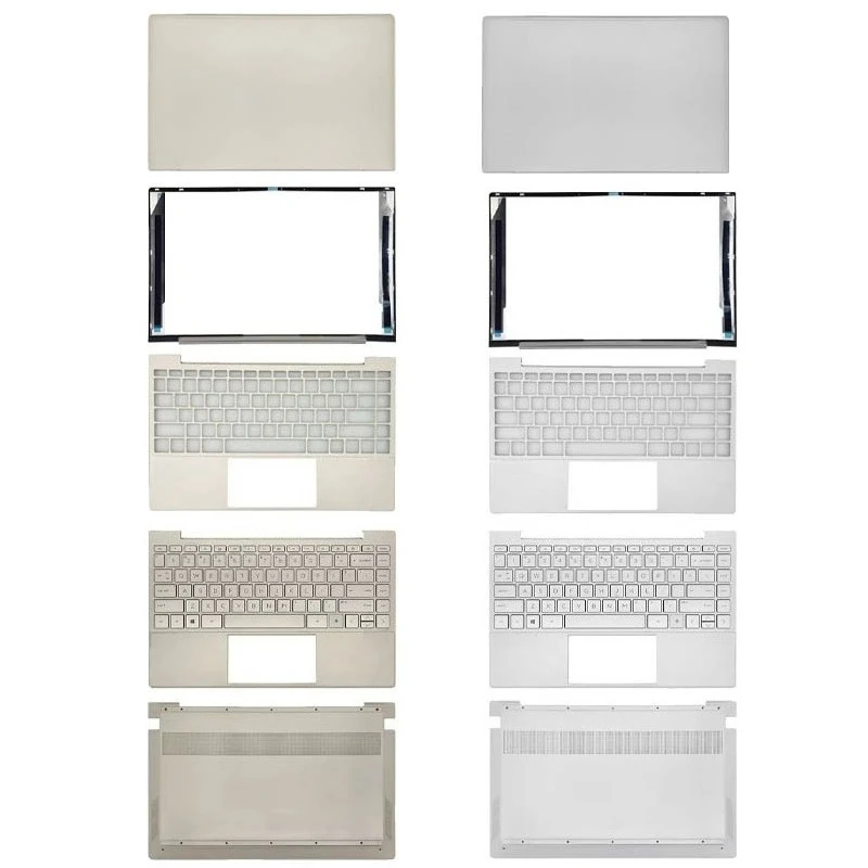 Coque arrière de remplacement pour écran LCD HP Envy 13-BA 13T-BA TPN-C145 Argent L94047-001, avec repose-poignets supérieur et inférieur