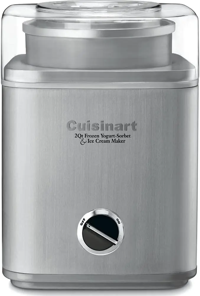 Indulgence 2 Quart Frozen Yogurt-Sorbet & Ice Cream Maker Bundle with 1 YR CPS Enhanced Protection Pac