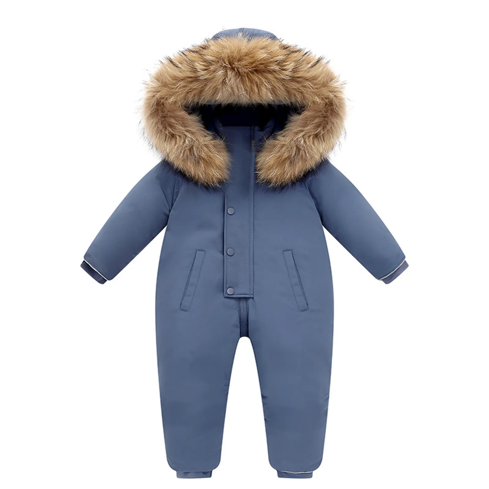 

2024 New Winter Warm Snowsuit Boy 90% Duck Down Jacket Infant Overcoat Toddler Girl Clothes Newborns Jumpsuit Snow Clothing