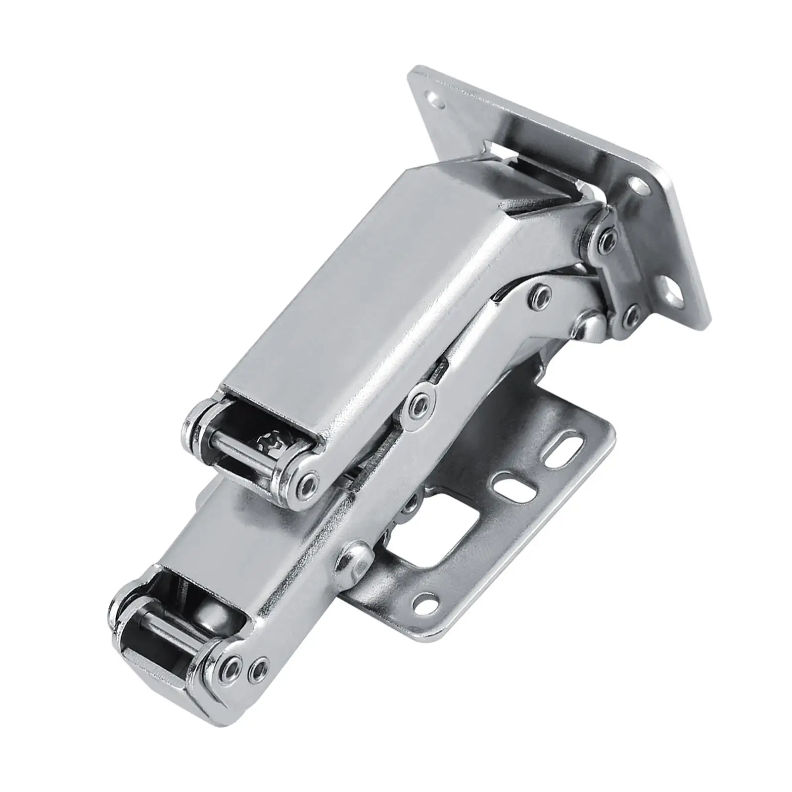 Soft Close Hydraulic Hinge for Cabinet Doors - 170 Degree Opening, Ideal for Thick Panels - Wardrobe Hardware with Screws