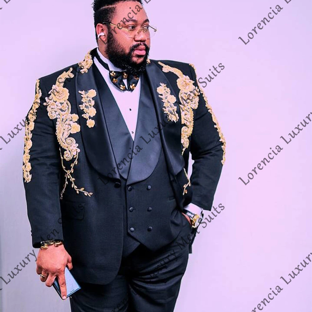 

Мужские костюмы с блестящими бриллиантами, 3 предмета, блестящие смокинги со стразами для свадебной вечеринки, 2025 г., блейзер на заказ, брюки, roupas masculinas