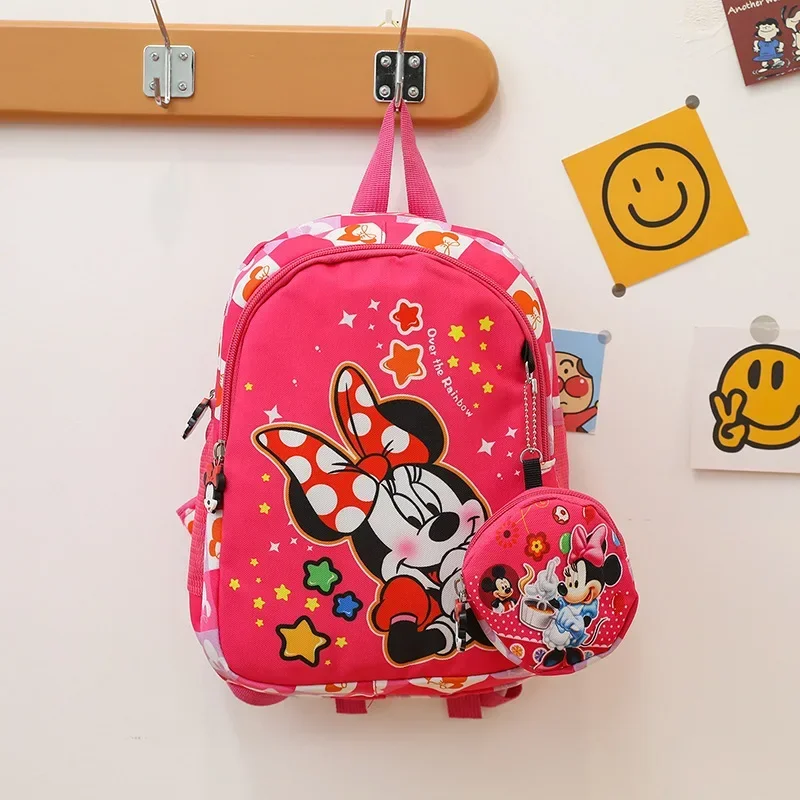 

Disney Mickey Mouse New Schoolbag Cute Cartoon Boys and Girls Backpack Fashion Kindergarten Handbag