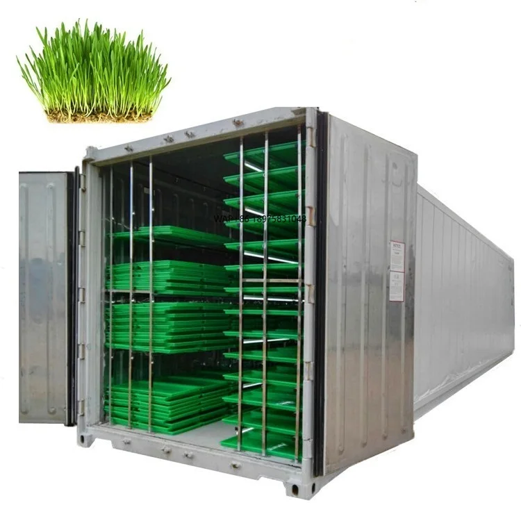 

Low-cost OrangeMech automated hydroponic feed system for cattle farms