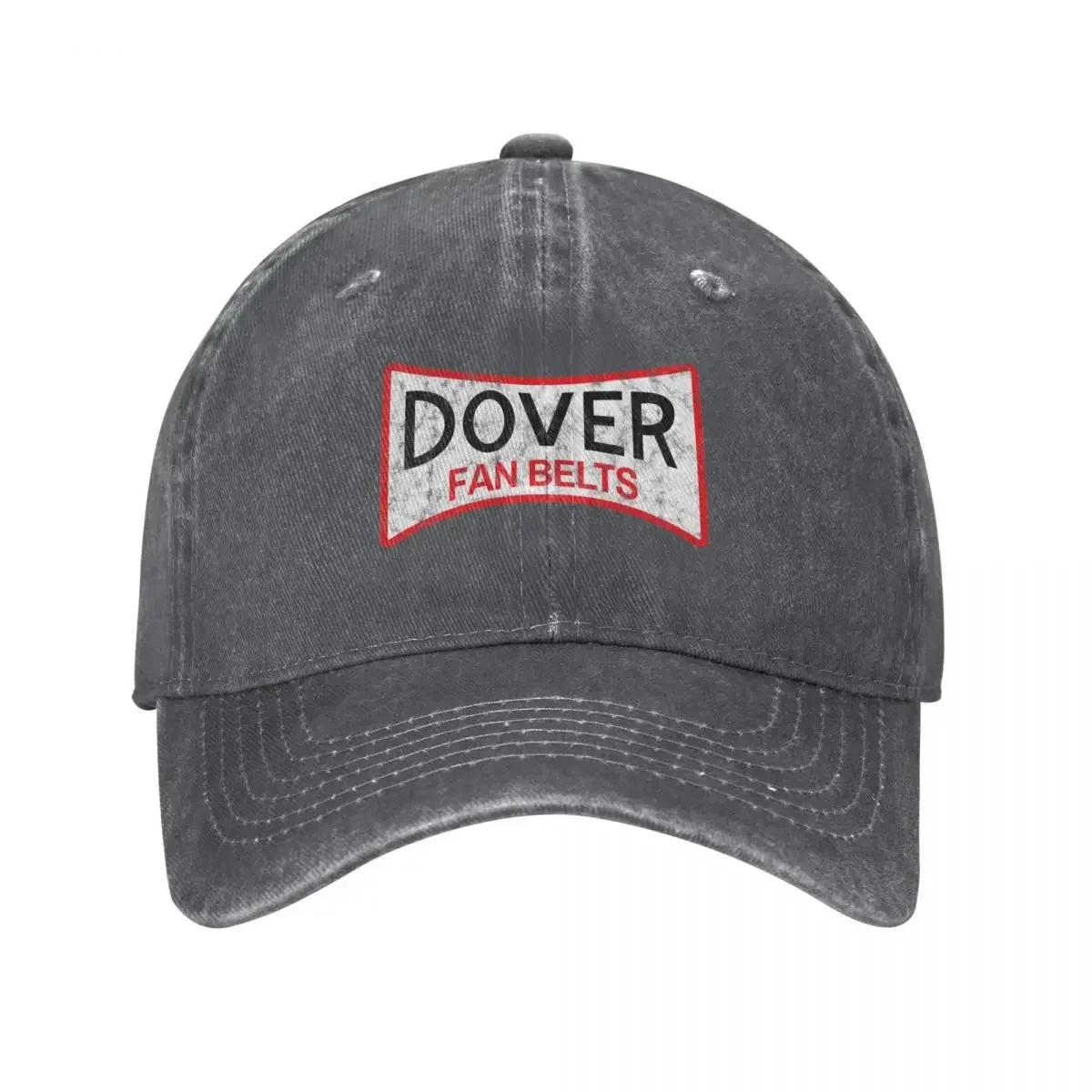 Dover Fan Belts (Original Design - White - Worn) Baseball Cap Sun Cap Military Tactical Cap Caps Male Women's