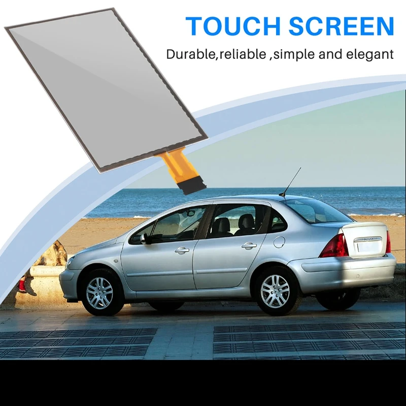 7 Inch Car DVD Player GPS Navigation Touch Screen Panel Digitizer Lens For Peugeot 208 2008 308 Citroen C3-XR C4 C4L C5