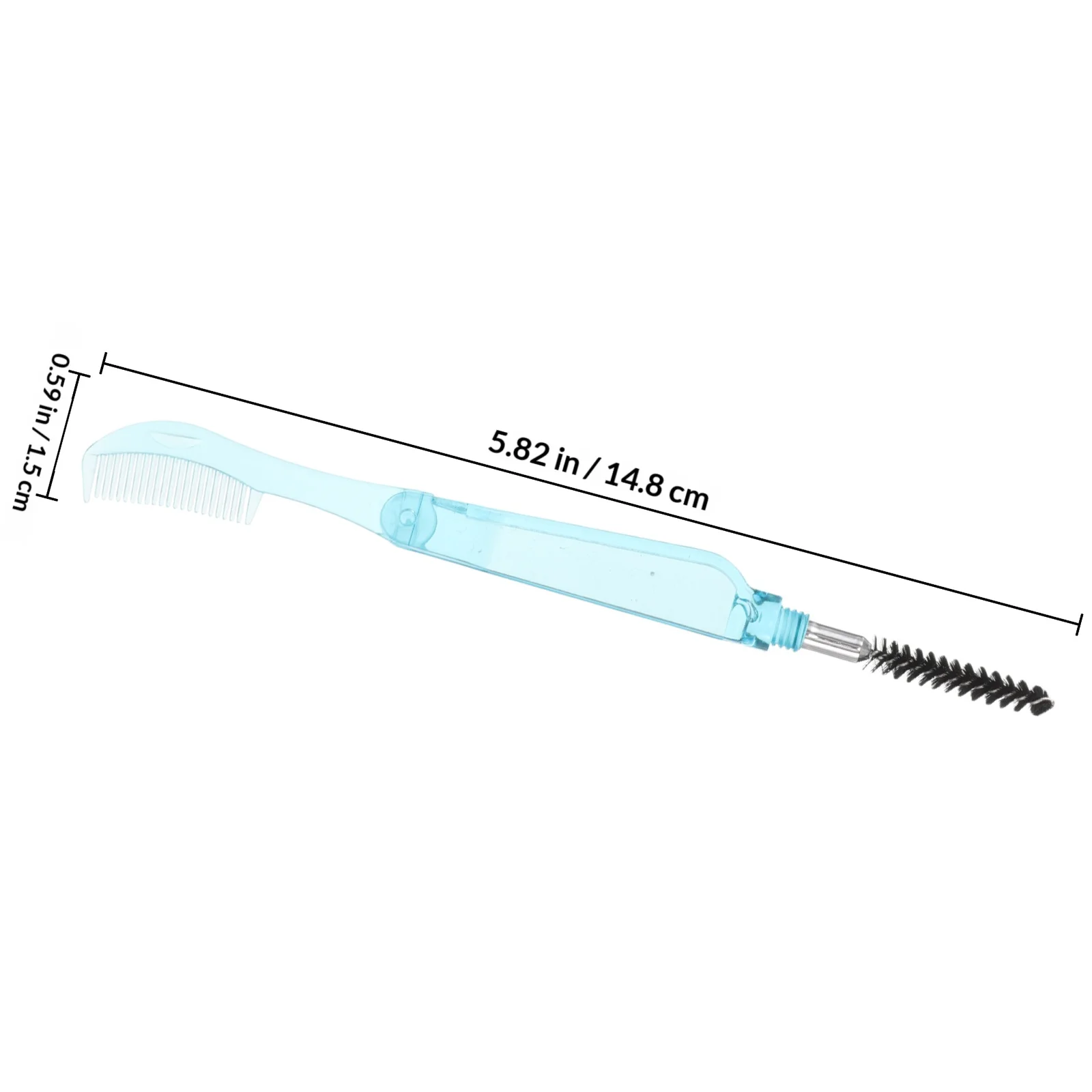 양면 접이식 속눈썹 분리기 및 눈썹 정리기, 자연스러운 메이크업을 위한 소형 여행용 도구, 일상 사용