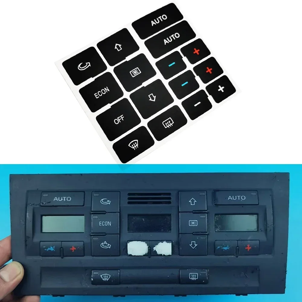 Interior Repair Sticker Button Repair Decal Car Repair Black Overlay Light Penetration Reduction Manual Measurement Deviation