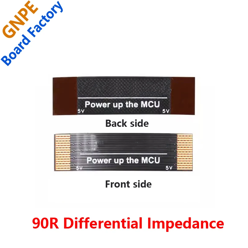 สายเคเบิลป้องกัน FPC Raspberry Pi 5ของ PCIe 90R Differential impedance เข้ากันได้กับ M.2 NVMe SSD