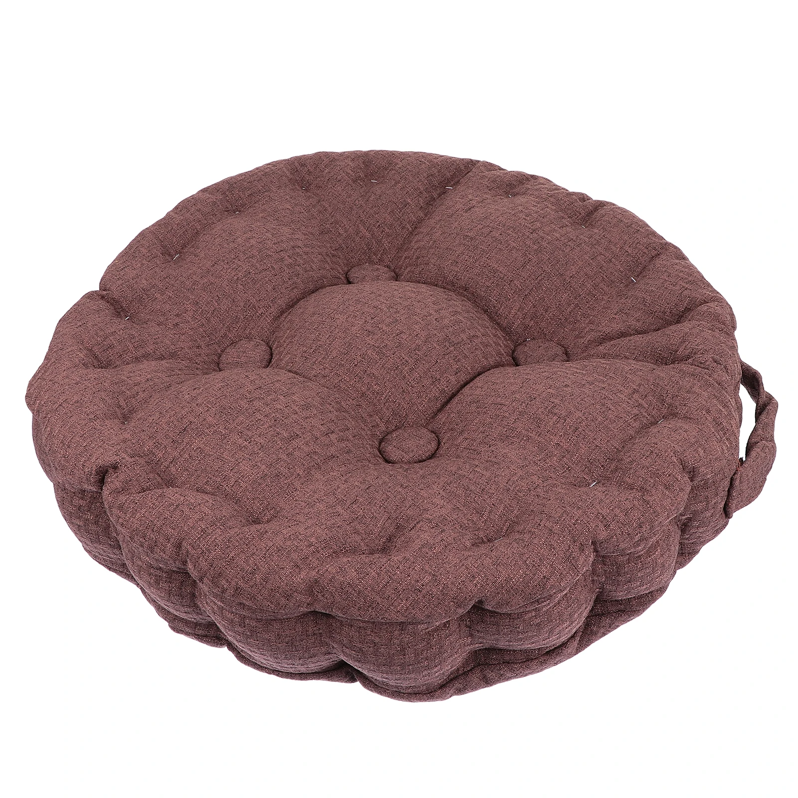 

Round Floor Thick Brown Flax Chair Cushions Office Living Room Bedroom Balcony Outdoor Floor Pillows Cushion Yoga Pad