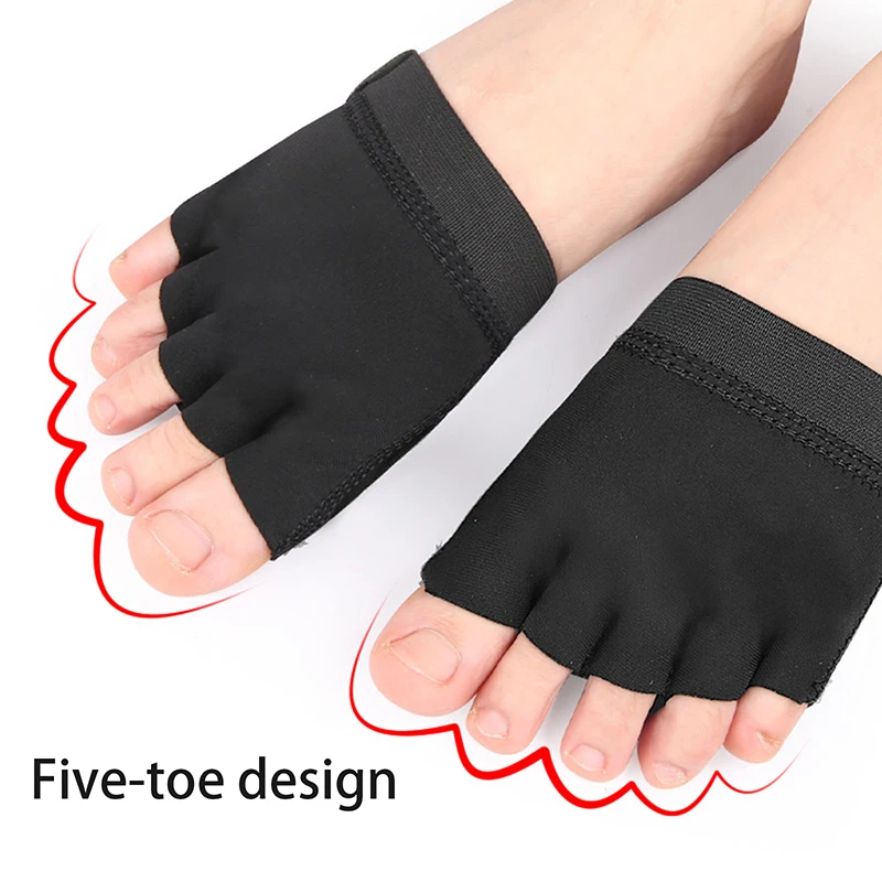 Metatarsal Pads Toe Separator Pain Relief Forefoot Socks Leather Insole Bunion Orthotics Hallux Valgus Corrector Foot Care Tool