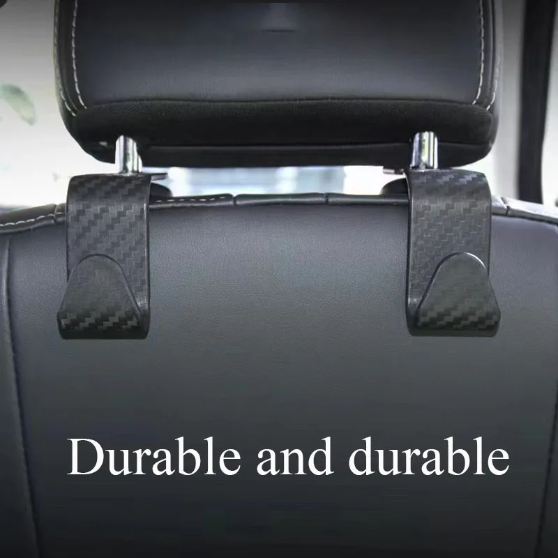 خطاف مسند رأس لمقعد السيارة من ألياف الكربون عالي الجودة لـ Extremely Krypton 001 007 009 ZEEKR X NFC 007GT 7X 9X #2