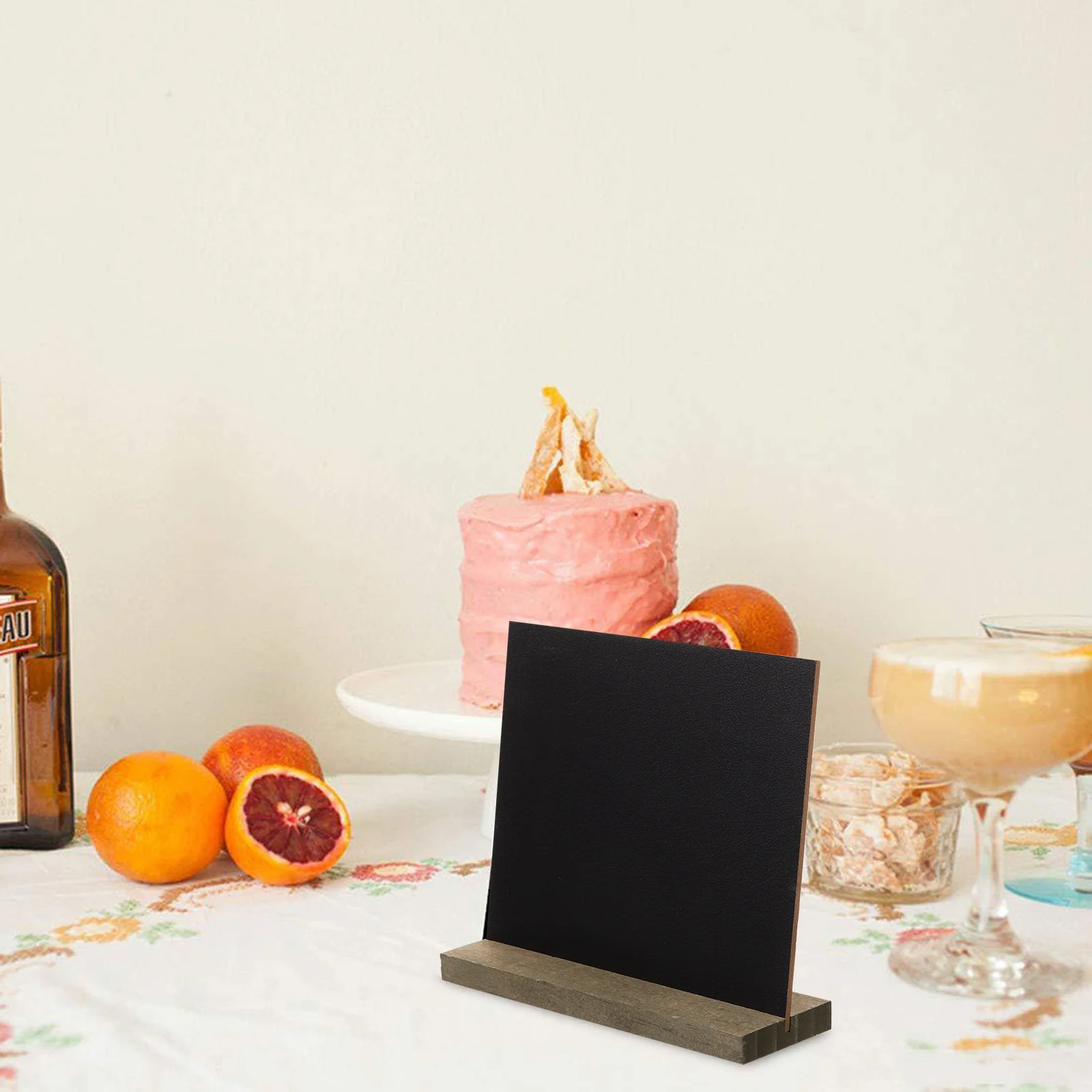 10pcs Wooden Mini Chalkboard Set Density Board Material Retro Design Memo Board Decor Home Kitchen Classroom Church