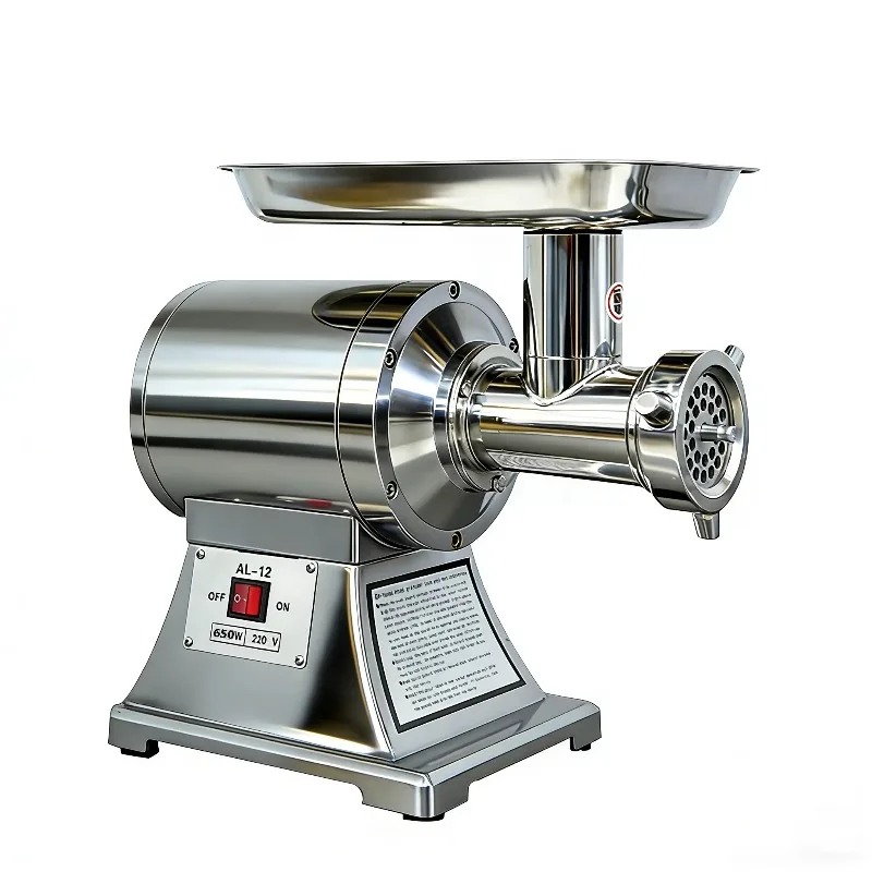 304 stainless steel 650W large capacity tabletop automatic meat grinder meat grinder sausage function AL-12 model 150kg/h