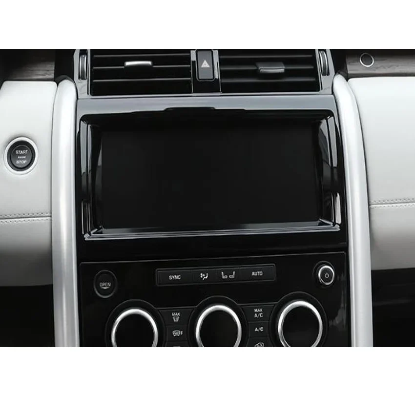 

Piano Black Car Interior Accessories For Land Rover Discovery 5 10 Inch Screen GPS Navigation Frame Cover Trim Styling Stickers