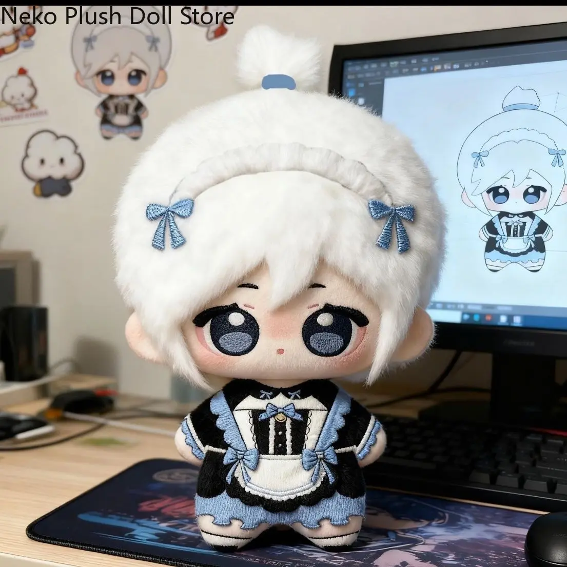 

Valorant Valoran Anime Plush Doll Body Dress Up Clothes Plushies Stuffed Toys Figures Gift Cosplay 10cm