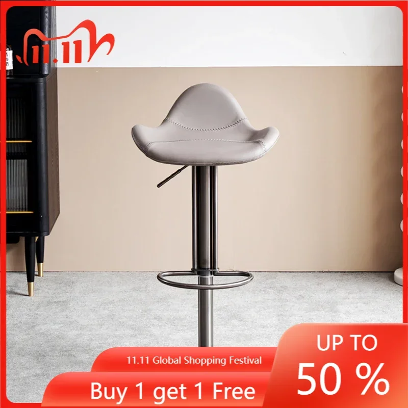 Reception Accent Bar Stool Dining Office Accessories Adjustable Bar Chairs Design Wishbone Cadeira Nordic Furniture