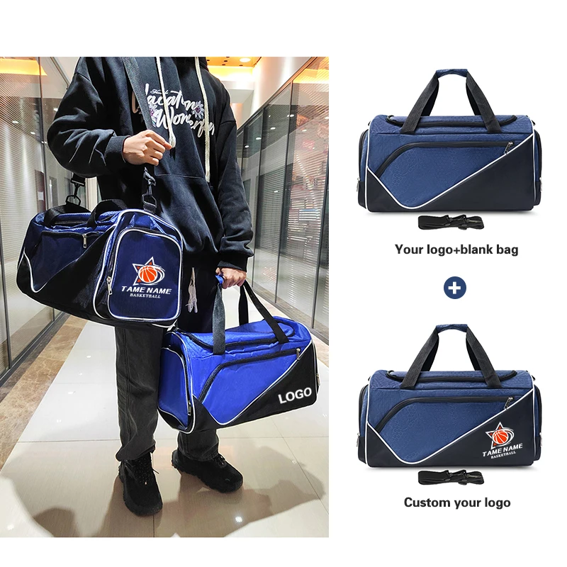 Custom Basketball Sports bag large capacity Soccer Training Bag DIY picture woman man waterproof Gym fitness Bag print logo