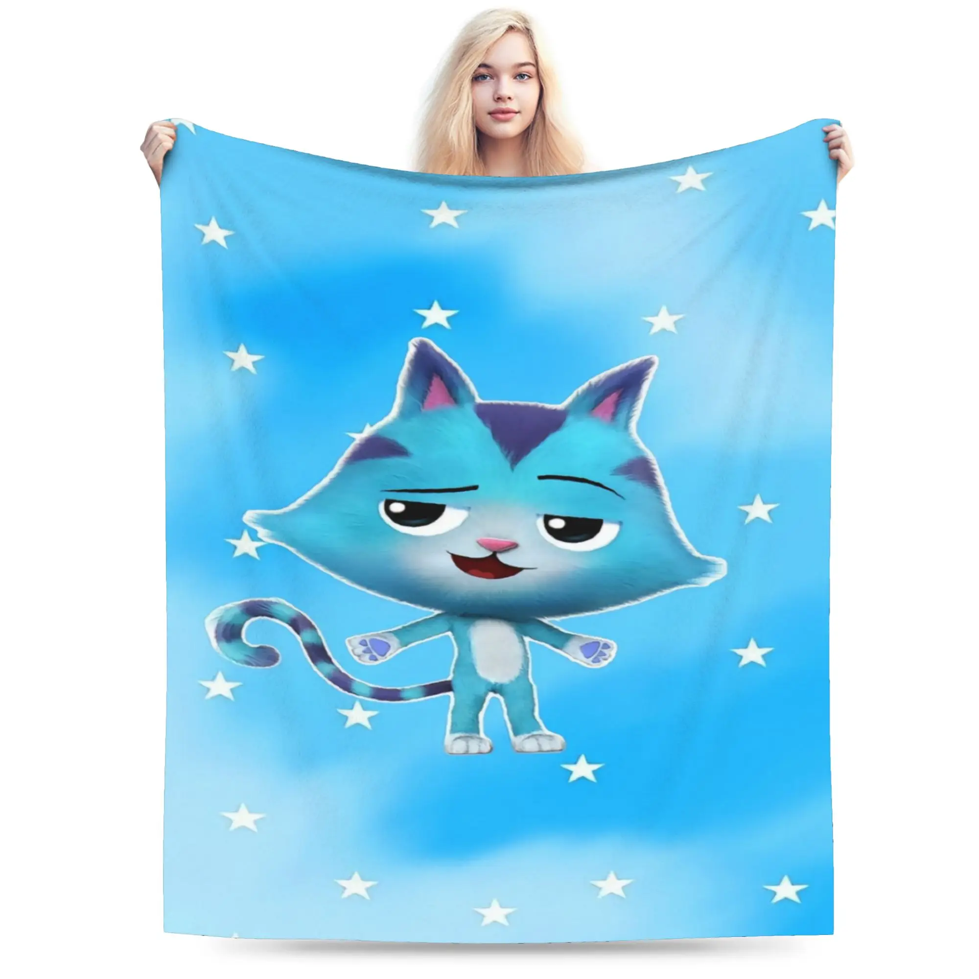 Gabbysed dollhouses Blankets Quality Warm  Throw Blanket Autumn Girls Boys Home Decor Novelty Bedspread