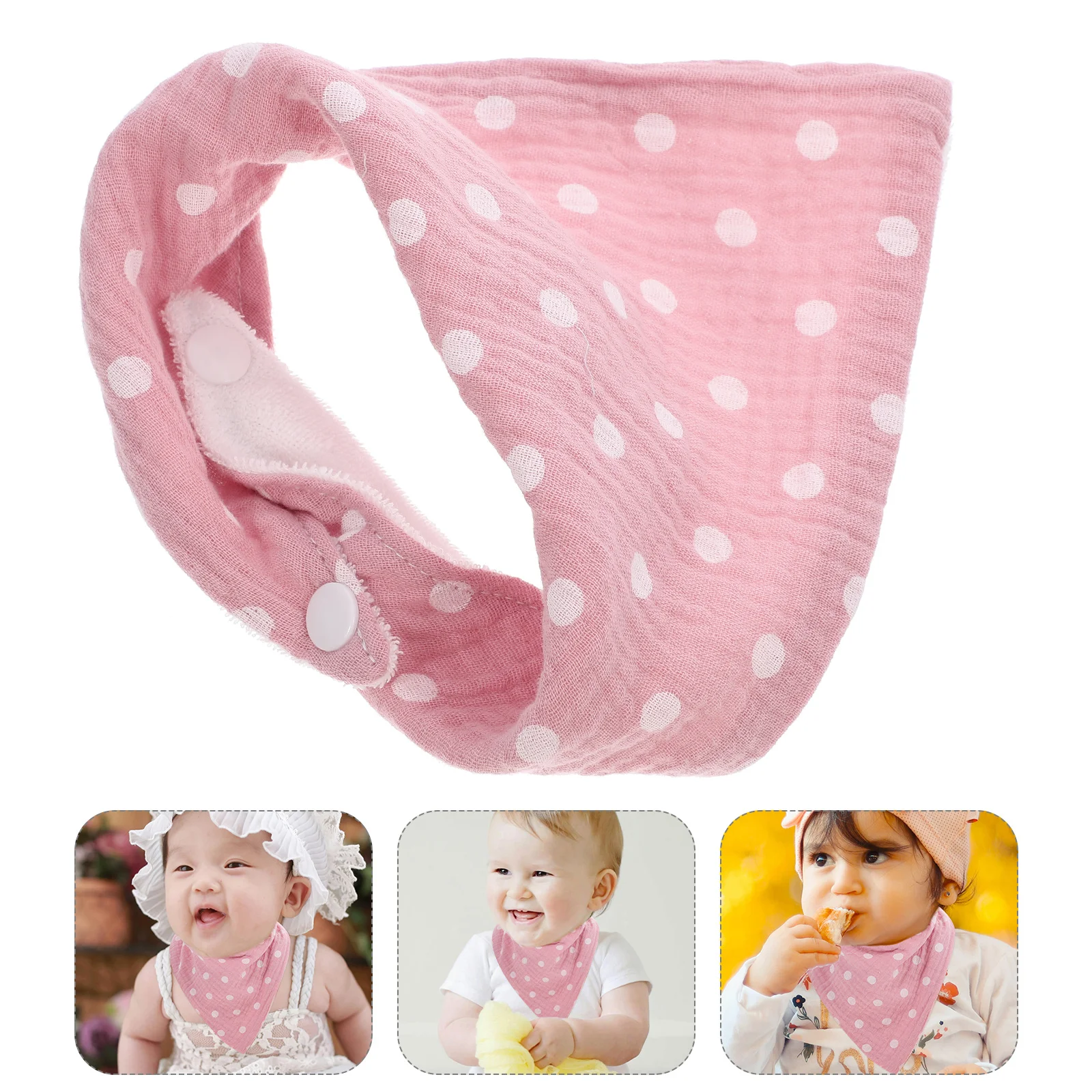 

Baby Drool Bib Cotton PP Soft Breathable Bandana Bib for Feeding Teething Infant Drooling Bibs Baby Bibs Toddler Eating Supplies
