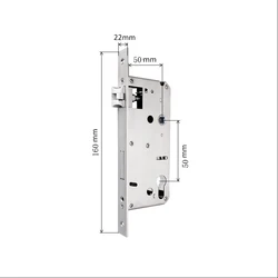 180*22,160*22,240*22（5050）For Steel Security Door Lock Body，Mechanical Lock And Fingerprint Lock Body Accessories