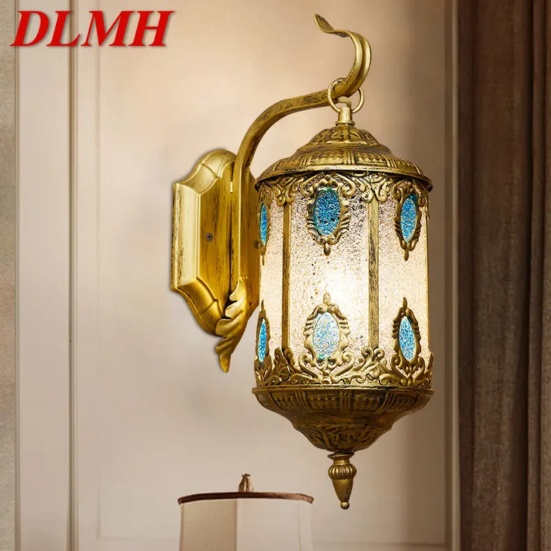 

DLMH Mediterranean Bohemian Style Wall Lamp Interior Creative Light Sconce LED Decor for Home Bedroom