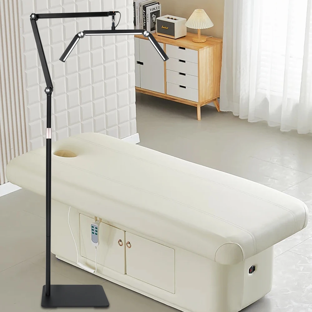 26 ZOLL Halbmondlicht Halbmond Stehlampe mit Halter 360 ° Rotierender Lichtkopf für Wimpernverlängerungen, Tattoo-Hautpflege-Augenbrauen – Detail 4