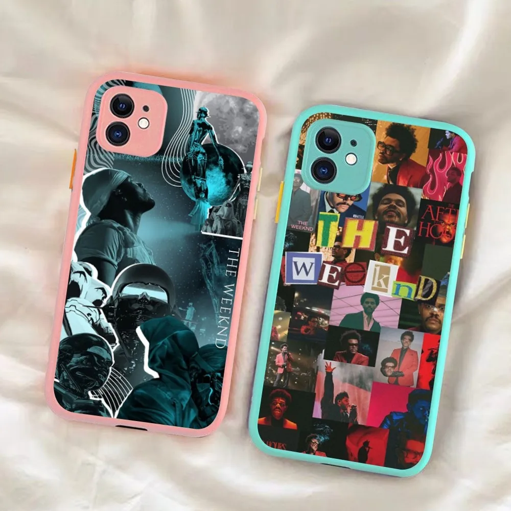 Singer The W-Weeknd Phone Case For IPhone 14 11 12 13 Mini Pro Max 8 7 Plus X XR XS MAX Translucent Matte Cover