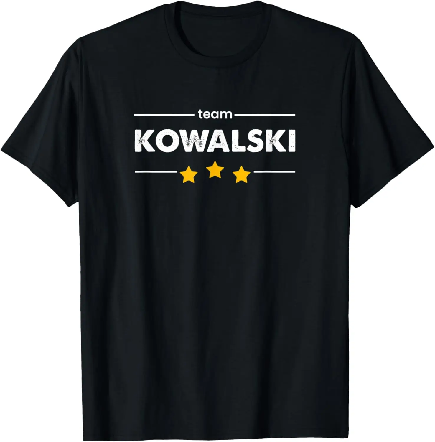 Team Kowalski-Camiseta, Sobrenome ou Nome de Família