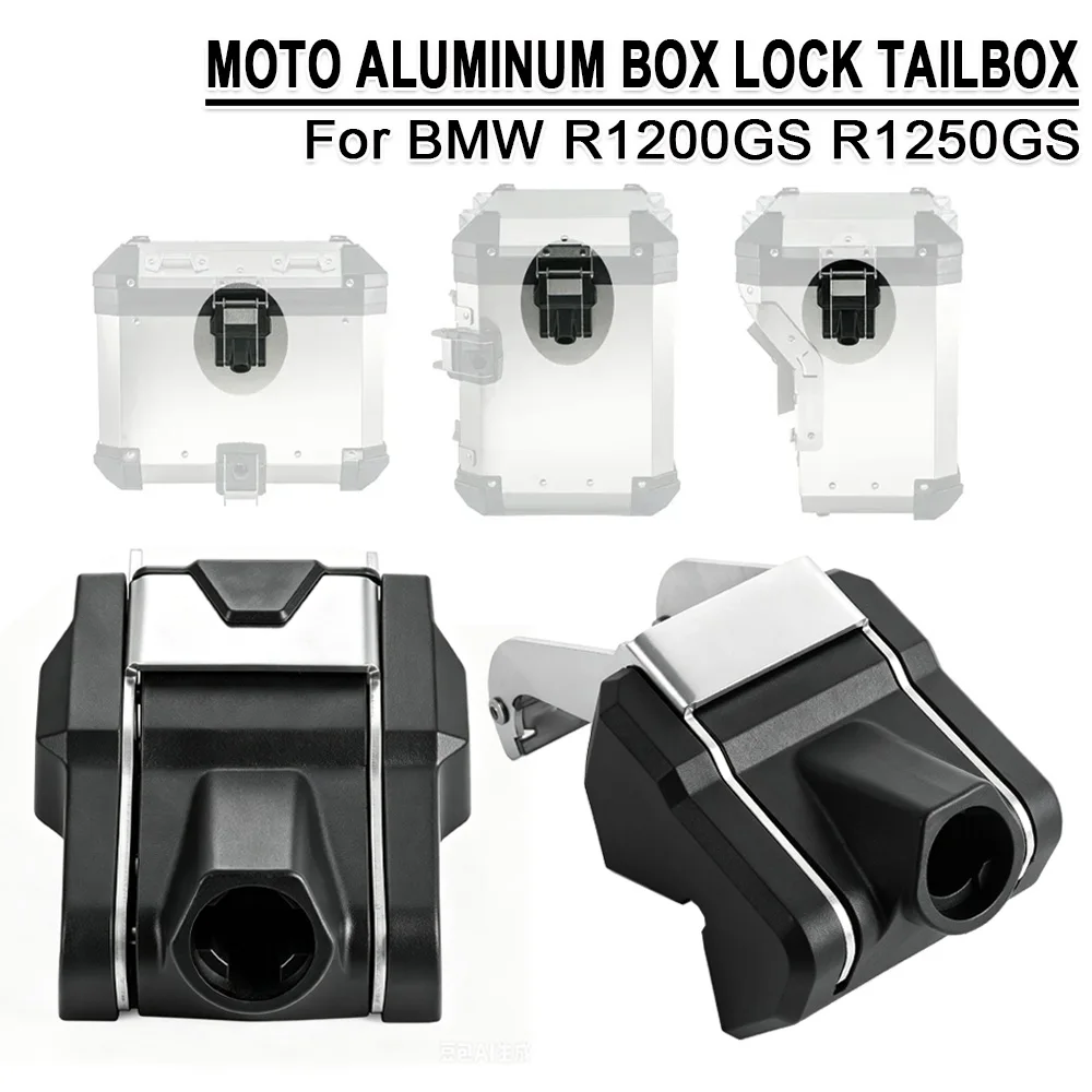 Motorcycle Aluminum Box Lock Tailbox Locks Luggage Lock Accessories For R1250GS R1200GS LC ADV F850GS Adventure F750GS 2013-2024