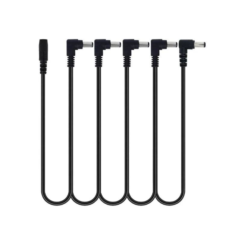 

31BA Guitar Effect Pedals 5 Way Power Chain Cable Effect Device Topology Cable Guitar Pedal Chain Accessories