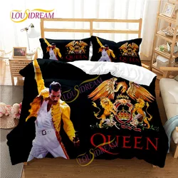 Freddie Mercury Bedding Set duvet set Set Queen Band Bedding Digital Printed Bed Linen Large size fashion design sheets