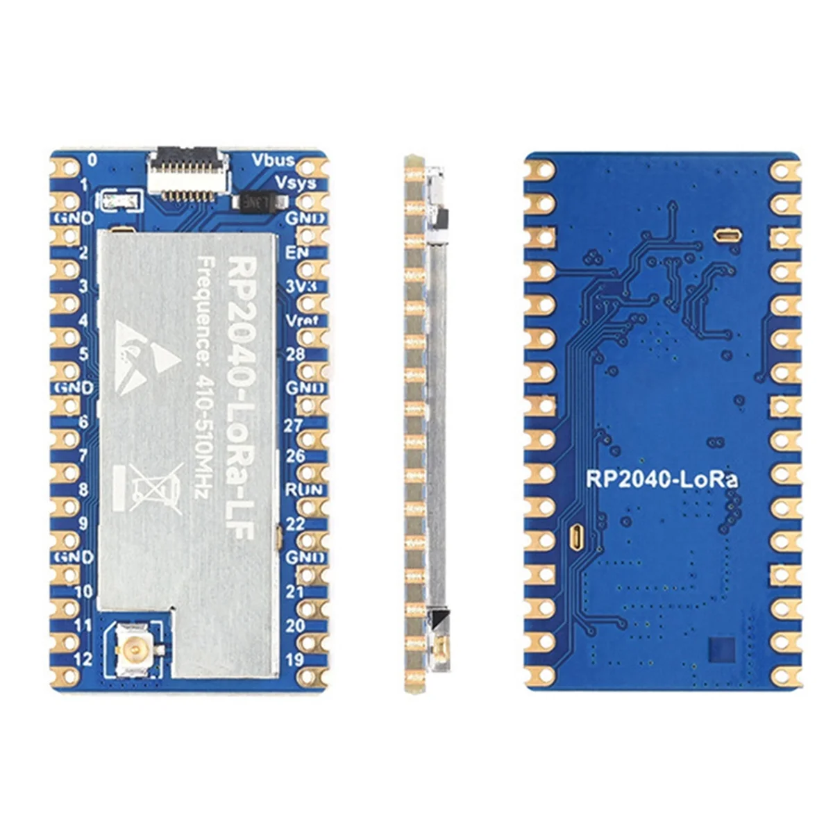 Placa de desarrollo LF RP2040-LoRa + antena SX1262 410-510Mhz, compatible con GFSK LoRa