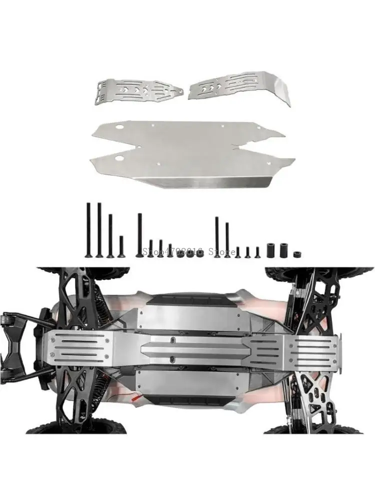 

Sturdy Stainless Steel Chassis Armors Plate for 1/8 Arrmas Models