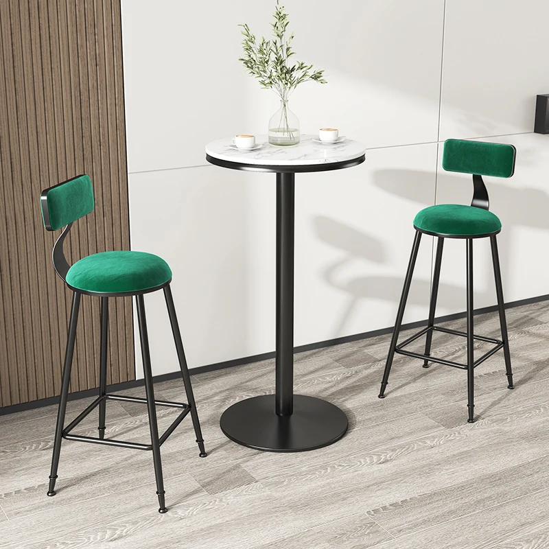 Nordic Light Luxury Bar Chair Designer Modern Creative Comfortable Bar Stools High Quality Adult Banqueta Trendy Furniture