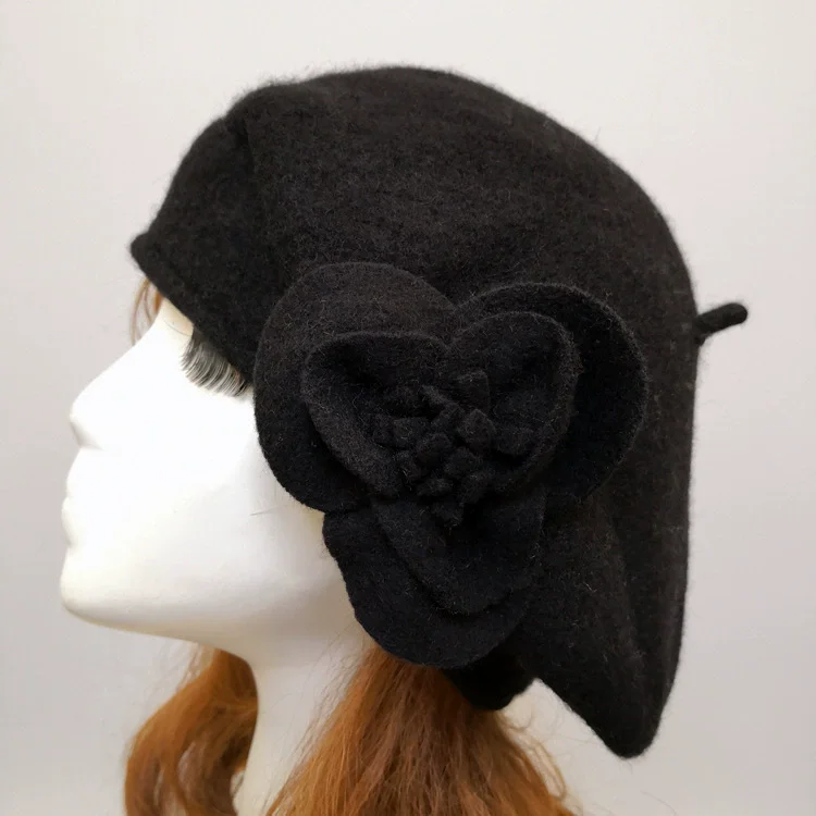 2025 Women Wool Berets Autumn - Beret French Wool ulasan dan harga