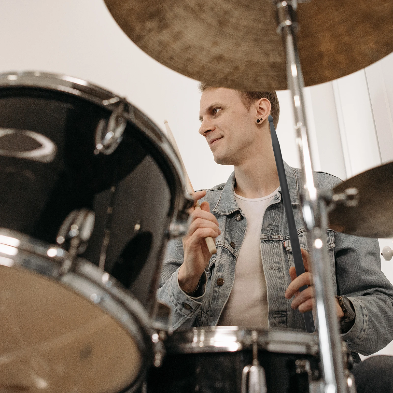 

1Pair Drum Stick Anti-Skid Nylon Drumsticks for Adults Electronic Traditional Drumming Practice Percussion Equipment Sticks