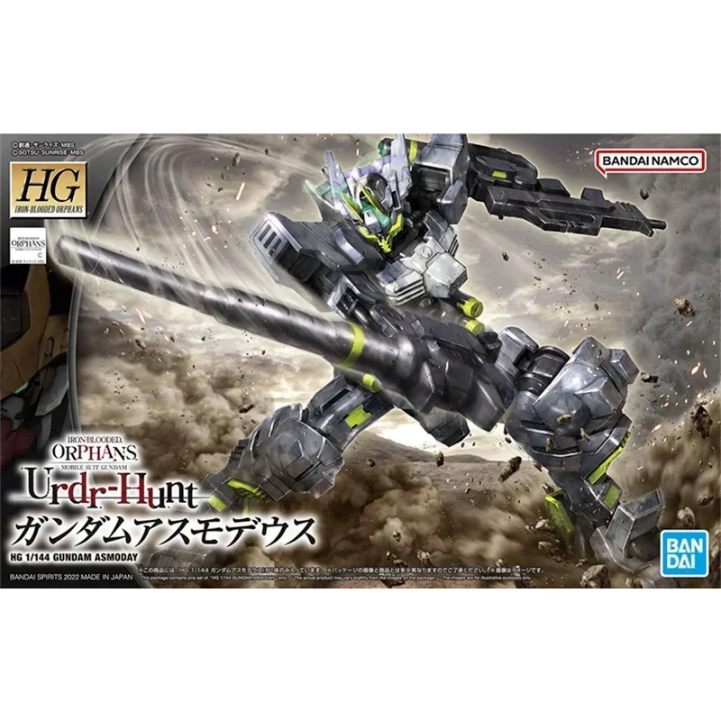 In Stock Bandai Original Gundam HG 1/144 ORPHANS URDR-HUNT ASMODAY Assembly Anime Action Figure Model Toys Collection Kids Gifts