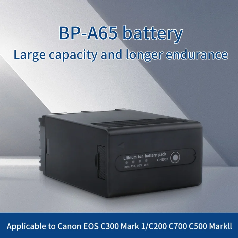 1PCS 6700mAh BP-A60 BP A60 Battery for Canon BP-A60 BP-A65 BP-A90 BP-A30 US 0870C002 Battery, EOS C200, EOS C200B, EOS C220B