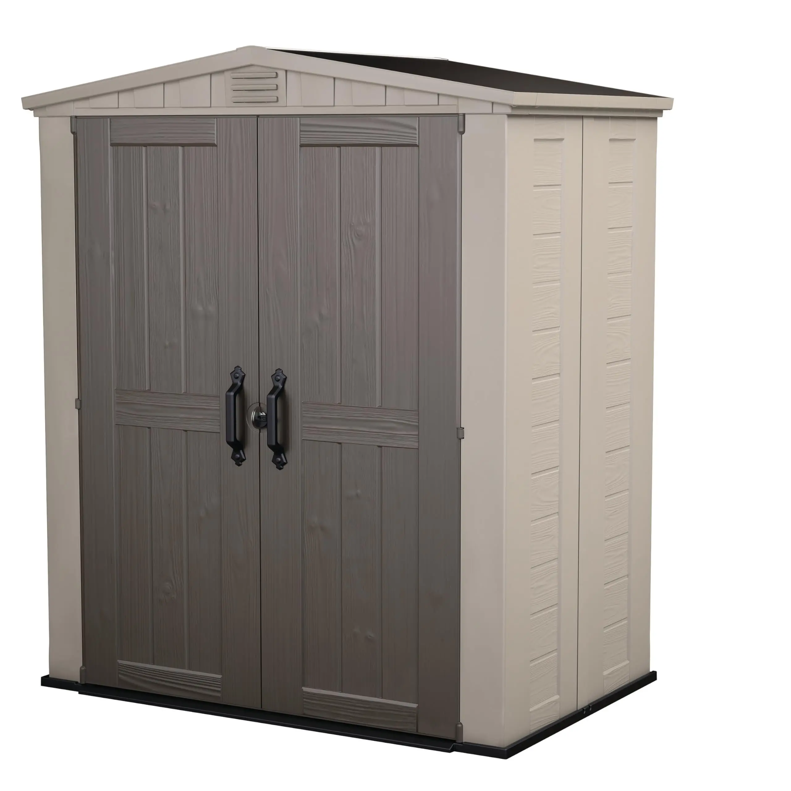 Factor 6x3 Outdoor Storage Shed Kit-Perfect to Store Patio Furniture Garden Tools Bike Accessories Beach Chairs and Push Lawn